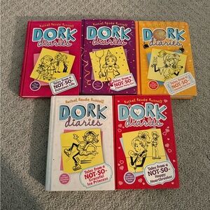 Dork Diaries Books Lot of 5 Hardcover